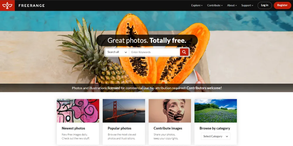 Freerange website