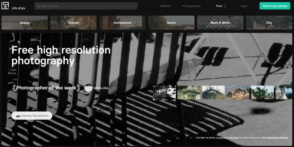 Life of pix website