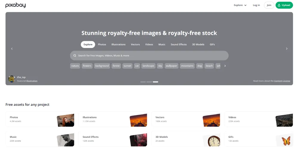 pixabay website