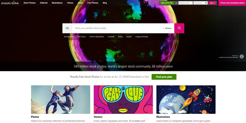 dreams time website