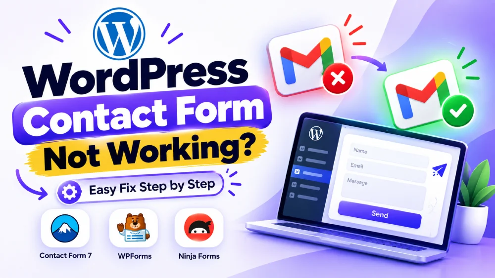 Wordpress contact form not sending email