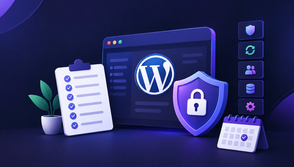 monthly WordPress security checklist
